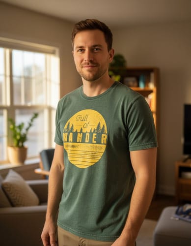 Remera hombre vintage Wander